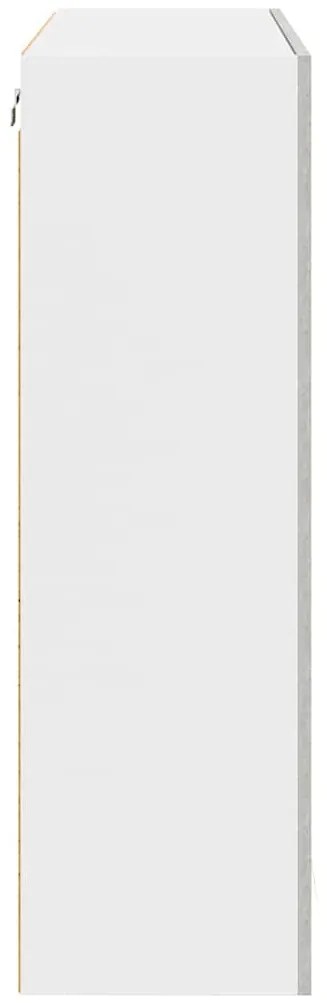 vidaXL Κρεμαστό ντουλάπι Riga Σκυρόδεμα Γκρι 80 x 31 x 100 εκ.