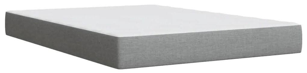 ΚΡΕΒΑΤΙ BOXSPRING ΜΕ ΣΤΡΩΜΑ ΑΝΟΙΧΤΟ ΓΚΡΙ 140X200 ΕΚ. ΥΦΑΣΜΑΤΙΝΟ 3288996