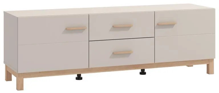 Έπιπλο τηλεόρασης ESSEX 154 3K2F2V Cashmere 154x42x51εκ. 154x42x51 εκ.
