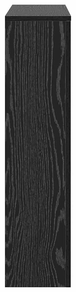 vidaXL Καπάκι Καλοριφέρ Μαύρη Οξυά 104 x 20 x 82 cm Επεξεργασμένο ξύλο