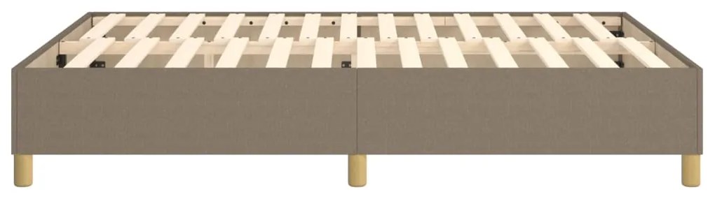Σκελετός Κρεβατιού Χωρίς Στρώμα Taupe 140x190 εκ. Υφασμάτινο 3120957