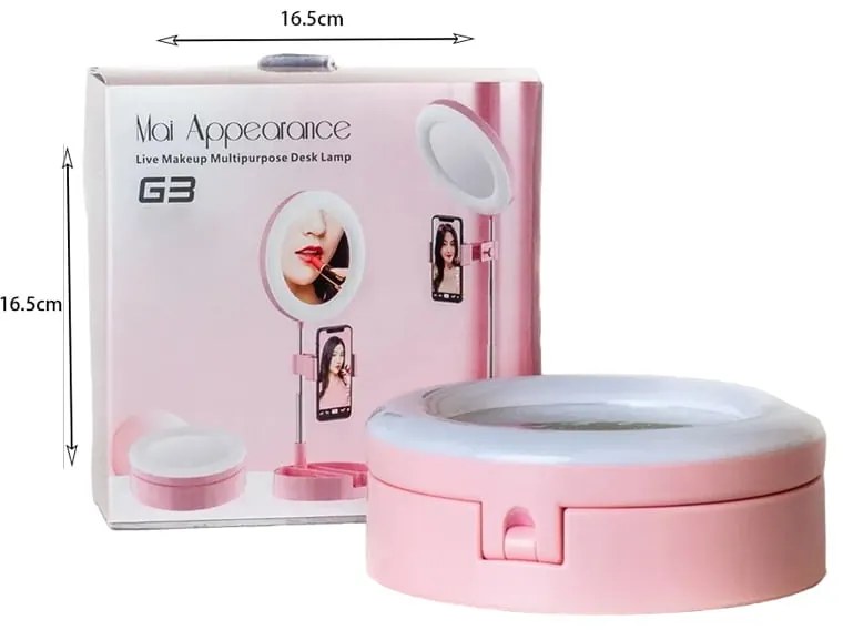 Ring light & Καθρέπτης 2 σε 1 G3 - Mai Appearance Ring light