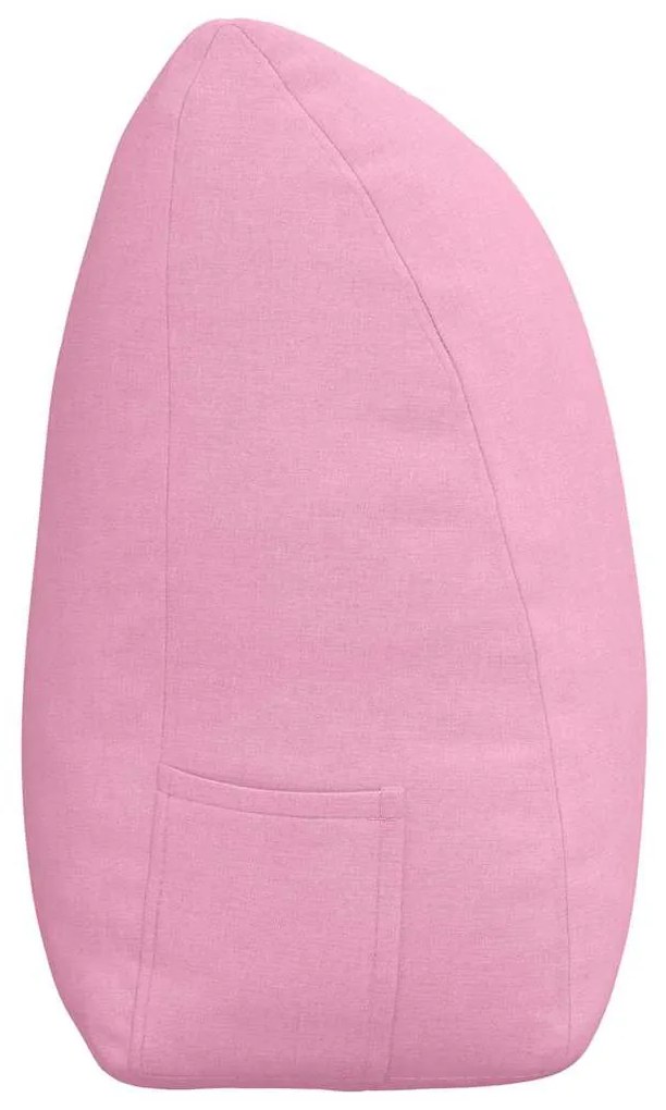 vidaXL Μαξιλάρι Πλάτης Ροζ 200 x 24 x 50 εκ ύφασμα