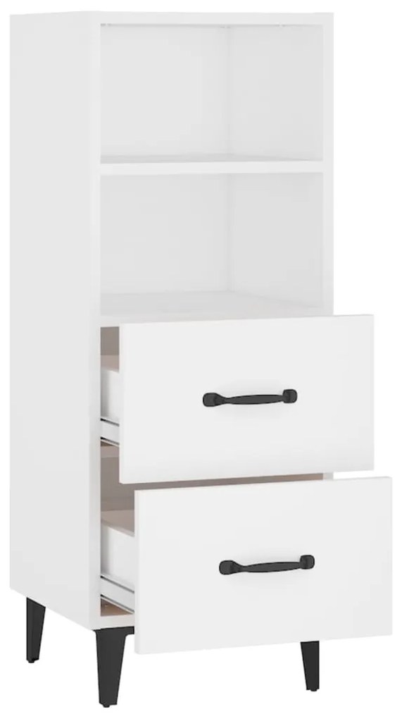 vidaXL Ντουλάπι Λευκό 34,5 x 34 x 90 εκ. από Επεξεργασμένο Ξύλο