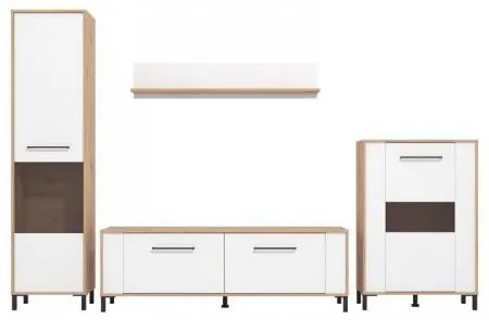 ΚΕΝΤΡΟ ΨΥΧΑΓΩΓΙΑΣ-ΣΥΝΘΕΣΗ DURHAM AH OB ARTISAN OAK-ΛΕΥΚΟ 299x40x193εκ 11014733