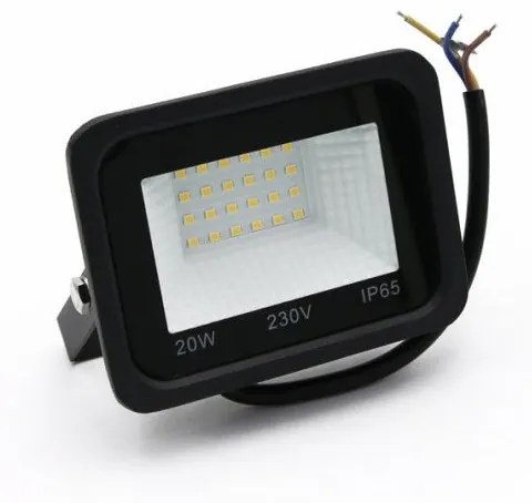 Προβολέας LED SMD 20W Μαύρος 4000K IP65 3-372011 Lumen 3-372011 Μαύρο