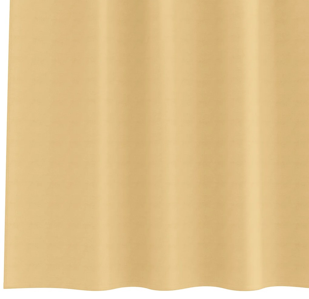 vidaXL Κουρτίνες με κουρτίνες 2 pcs Μπεζ 245 x 140 εκ. Πολυεστέρας