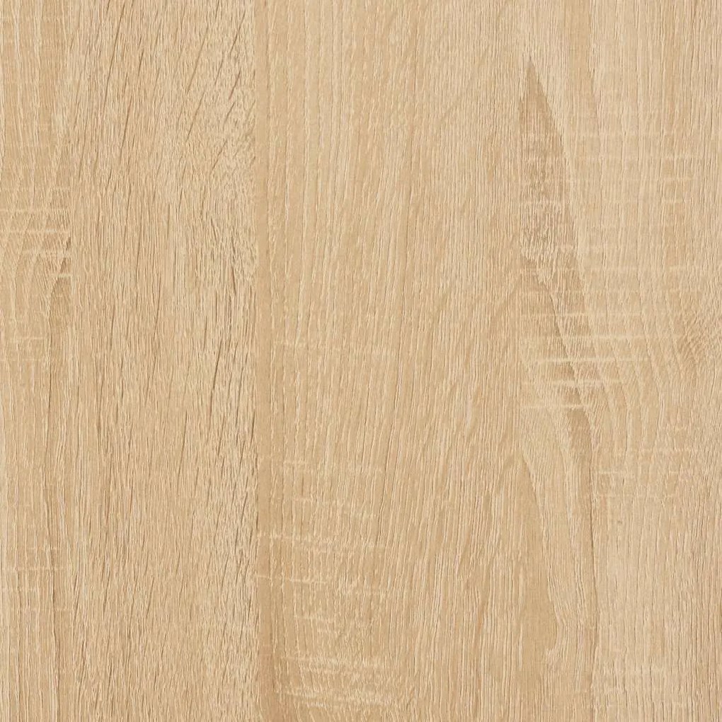 vidaXL Γραφείο Sonoma Δρυς 140 x 50 x 77 εκ. από Επεξ. Ξύλο