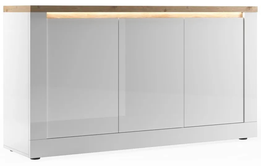 Έπιπλο Τηλεόρασης Ανθρακί Οξειδωμένο 121x43x57