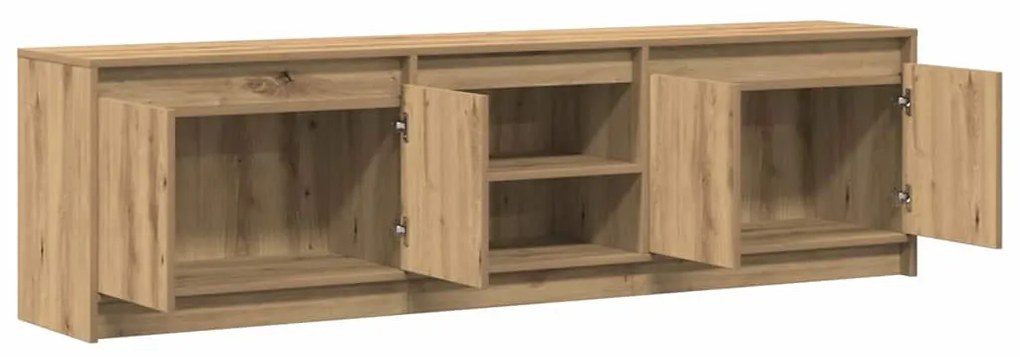 vidaXL Ντουλάπι TV Καφέ 182 x 34 x 50 εκ. Επεξεργασμένο ξύλο