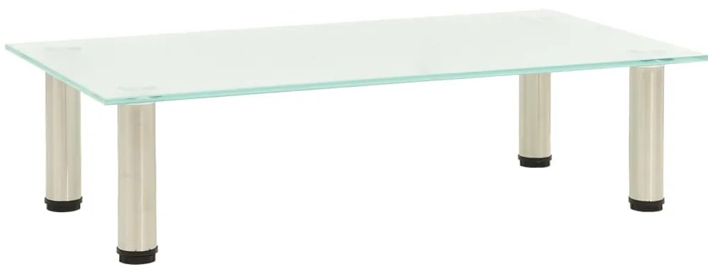 vidaXL Βάση Τηλεόρασης Αμμοβολισμένη 60 x 35 x 17 εκ. από Ψημένο Γυαλί