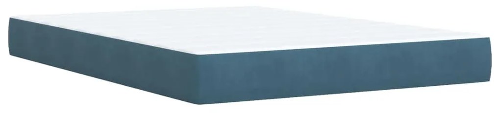 ΚΡΕΒΑΤΙ BOXSPRING ΜΕ ΣΤΡΩΜΑ ΜΠΛΕ 160X200 ΕΚ. ΒΕΛΟΥΔΙΝΟ 3286352