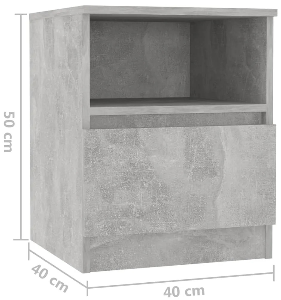 ΚΟΜΟΔΙΝΑ 2 ΤΕΜΑΧΙΩΝ ΓΚΡΙ 40 X 40 X 50 ΕΚ. ΑΠΟ ΜΟΡΙΟΣΑΝΙΔΑ 806166