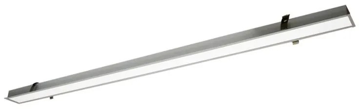 Γραμμικό Φωτιστικό Χωνευτό Viokef Station Ultra 3911-04142-4-U-N L1420 4000K Ασημί
