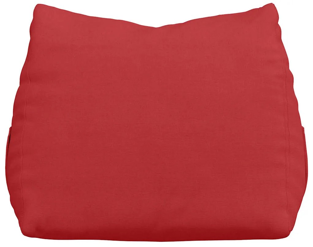 vidaXL Μαξιλάρι Πλάτης Κόκκινο 45 x 20 x 35 εκ. ύφασμα