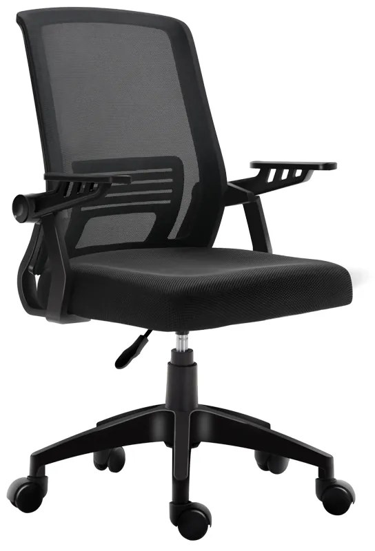 A1180Β ΜΑΥΡΟ/ΜΑΥΡΟ MESH ΠΟΛ/ΝΑ ΓΡΑΦΕΙΟΥ 59Χ57Χ44-90/52-97εκ. ZITA PLUS 59Χ57Χ44-90/52-97εκ.