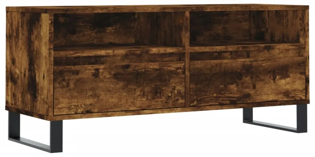 vidaXL Έπιπλο Τηλεόρασης Καπνιστή Δρυς 100x34,5x44,5 εκ. Επεξ. Ξύλο