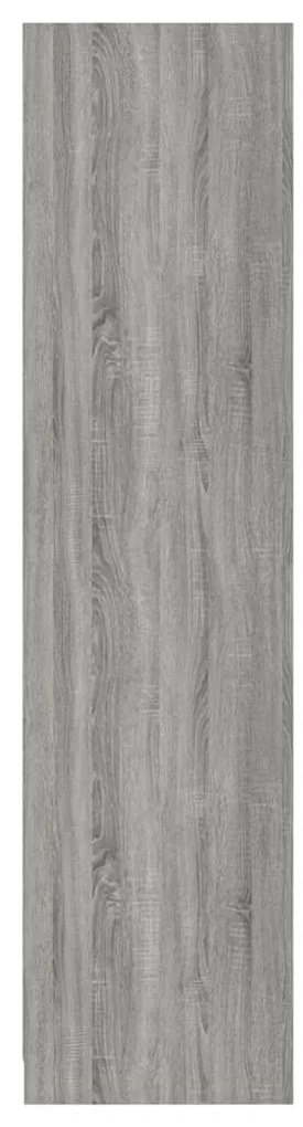 vidaXL Ντουλάπα με Συρτάρια Γκρι Sonoma 50 x 50 x 200 εκ Επεξεργ. Ξύλο