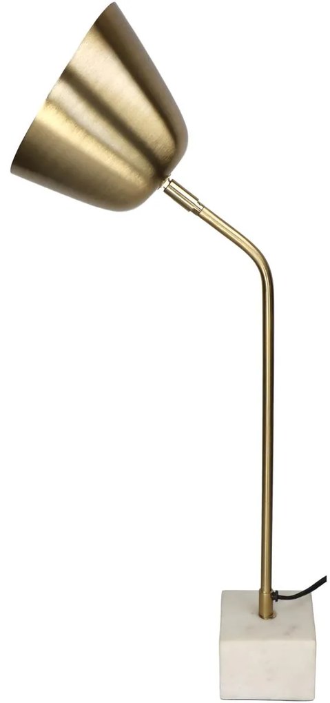 Επιτραπέζιο Φωτιστικό ArteLibre Λευκό Μάρμαρο 25x18x54cm