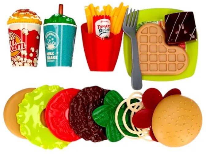 Σετ Fast Food DIY με αξεσουάρ - XJ372