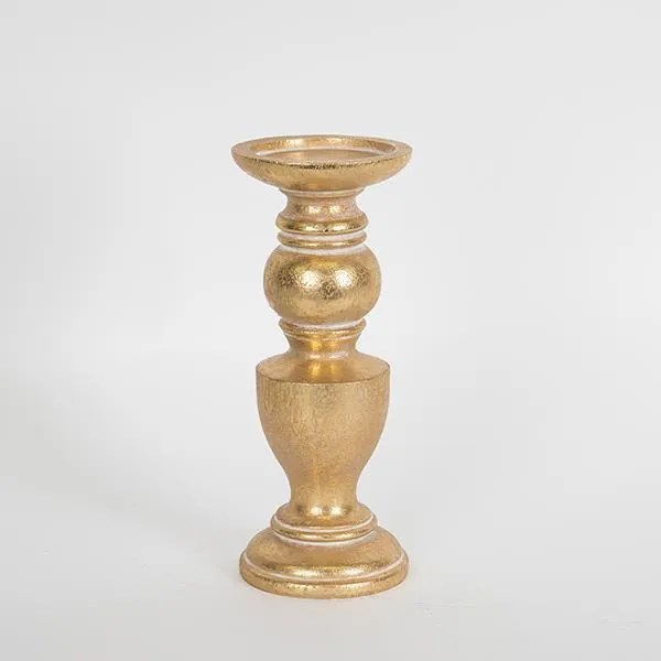 ΚΗΡΟΠΗΓΙΟ, ΠΟΛΥΡΕΖΙΝ, ΧΡΥΣΟ, 10.5x10.3x25.3cm (Συσκευασία 2 τεμαχίων)