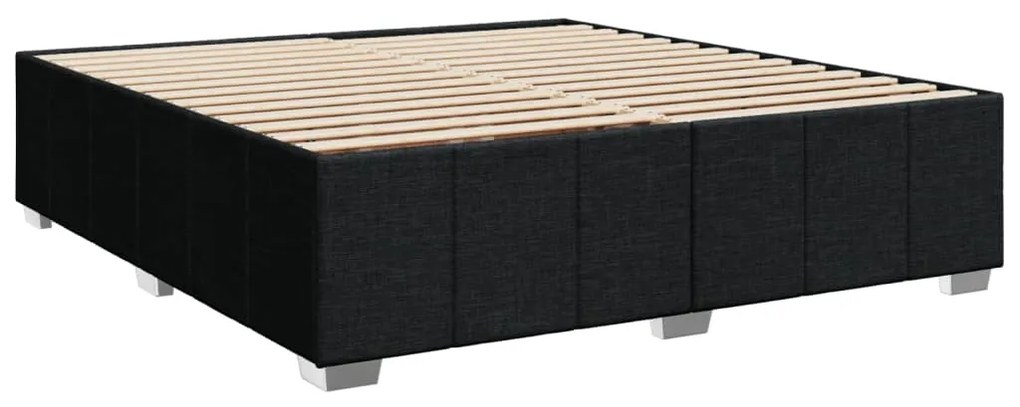 ΚΡΕΒΑΤΙ BOXSPRING ΜΕ ΣΤΡΩΜΑ ΜΑΥΡΟ 200X200 ΕΚ. ΥΦΑΣΜΑΤΙΝΟ 3294084