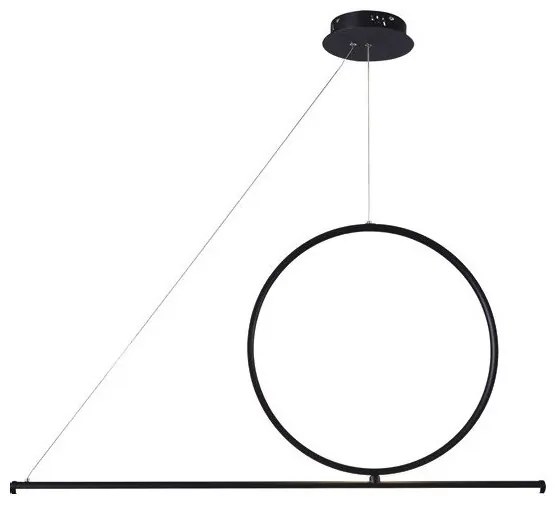 Κρεμαστό Φωτιστικό Οροφής Led Μαύρο 144-16018 Eurolamp-144-16018-Μαύρο 144-16018