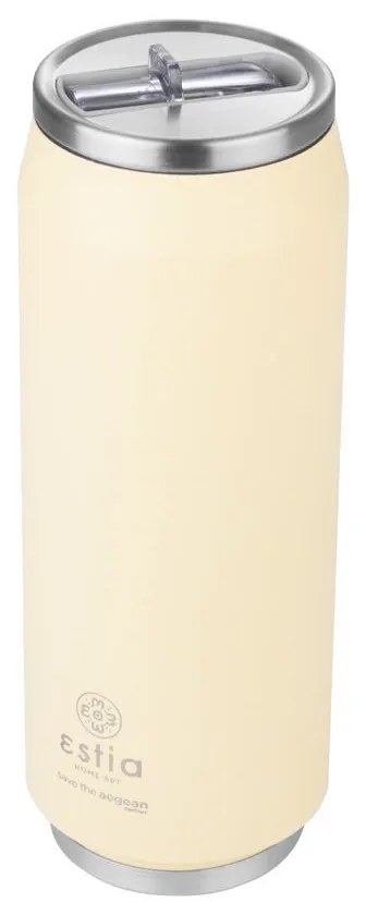 ESTIA ΘΕΡΜΟΣ TRAVEL CUP SAVE THE AEGEAN 500ml LILY WHITE