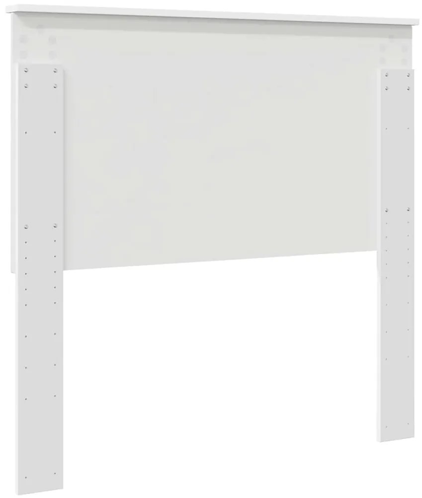 vidaXL Κεφαλάρι με κεφαλάρι Λευκό 100 cm Επεξεργασμένο ξύλο