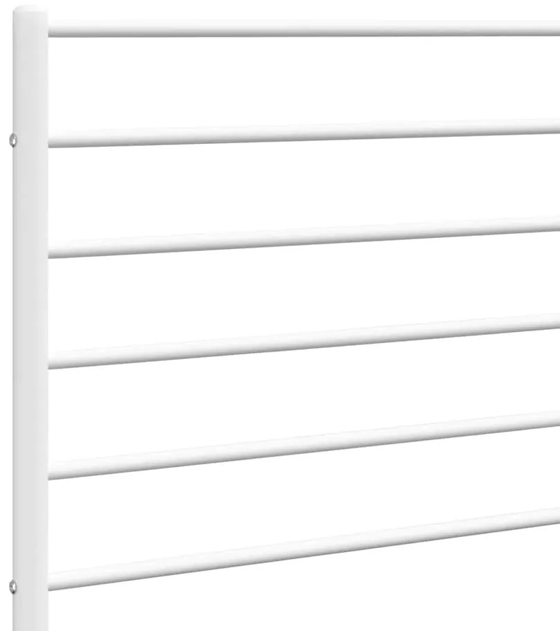 vidaXL Κεφαλάρι Λευκό 100 εκ. Μεταλλικό