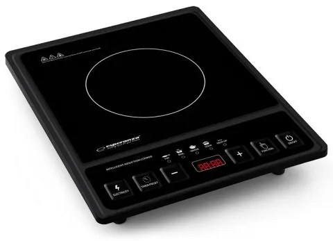 Επιτραπέζια Επαγωγική Εστία 2000W Μαύρο Μονή Krakatau ESPEKH011 Esperanza ESPEKH011