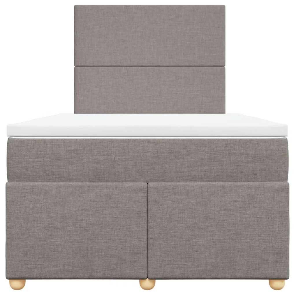 ΚΡΕΒΑΤΙ BOXSPRING ΜΕ ΣΤΡΩΜΑ TAUPE 120X190 ΕΚ. ΥΦΑΣΜΑΤΙΝΟ 3291216