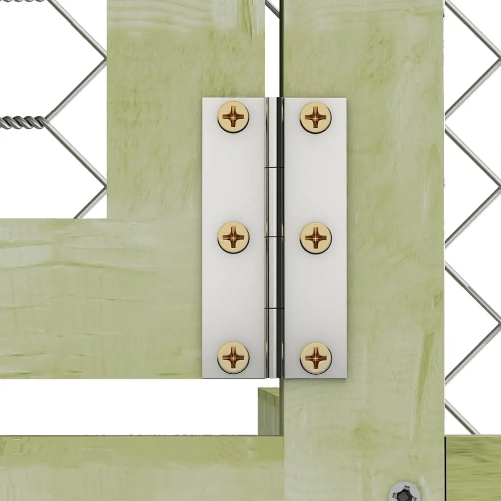 vidaXL Κοτέτσι 268x400x190 εκ. από Μασίφ Εμποτισμένο Ξύλο Πεύκου