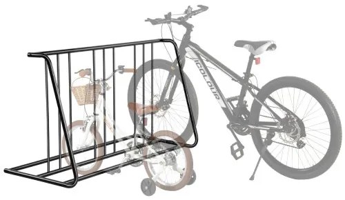 VEVOR Floor Bike Rack for 3-Inch Tire Width Grid Bike Rack 6-Bicycle Capacity