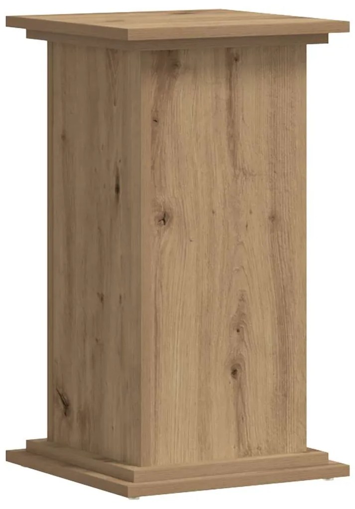 vidaXL Βάσεις Φυτών Αρτισιανή Δρυς 33x33x60 εκ. Επεξ. Ξύλο