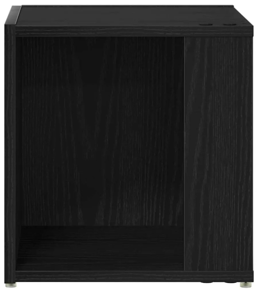 vidaXL Γωνιακά ράφια Μαύρη δρυς 33 x 33 x 34.5 cm Επεξεργασμένο ξύλο