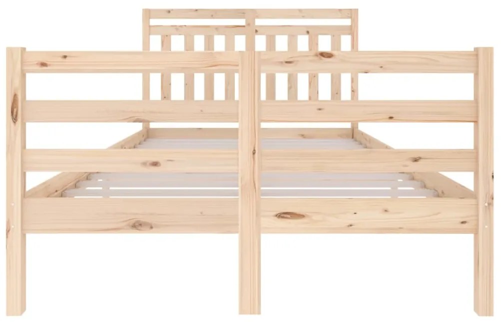 vidaXL Πλαίσιο Κρεβατιού 120 x 200 εκ. από Μασίφ Ξύλο