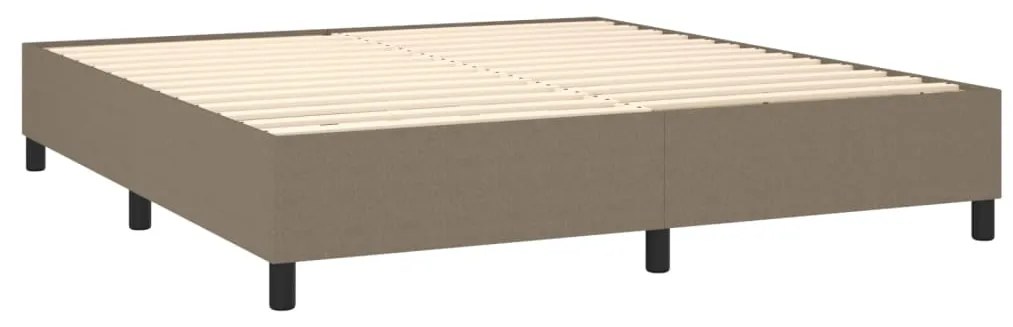 ΚΡΕΒΑΤΙ BOXSPRING ΜΕ ΣΤΡΩΜΑ TAUPE 160X200 ΕΚ. ΥΦΑΣΜΑΤΙΝΟ 3128297