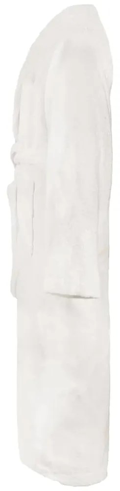 vidaXL Μπουρνούζι KINN Λευκό XXXL Βαμβάκι