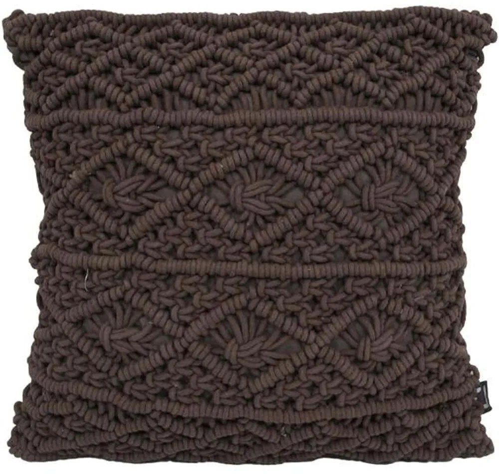 Μαξιλάρι Διακοσμητικό (Με Γέμιση) Crochet 925-123-126 Camel 45Χ45 Ύφασμα