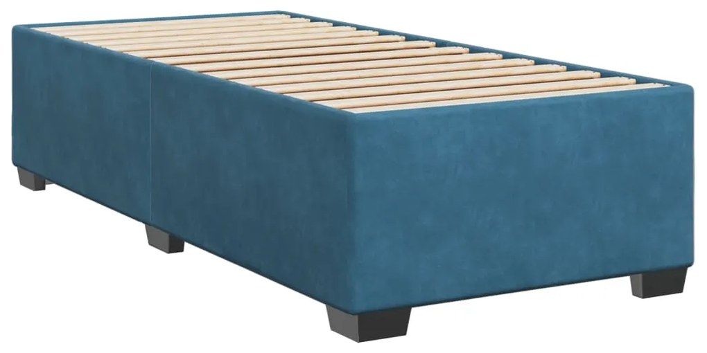 ΚΡΕΒΑΤΙ BOXSPRING ΜΕ ΣΤΡΩΜΑ ΜΠΛΕ 90X190 ΕΚ. ΒΕΛΟΥΔΙΝΟ 3290802