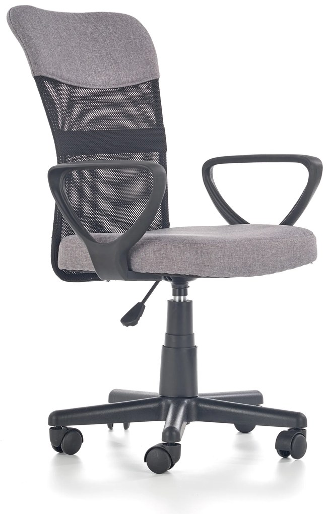 TIMMY o.chair, color: grey / black DIOMMI V-CH-TIMMY-FOT-POPIEL