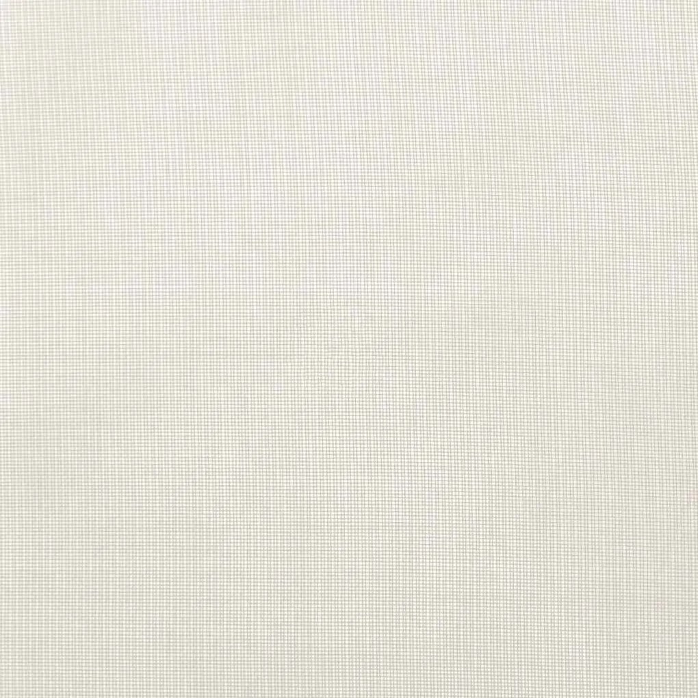 Κουρτίνες Voile με ροδέλες 2 τεμάχια Κρεμ 140x140 εκ. - Κρεμ