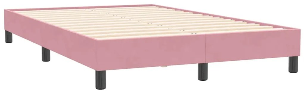 ΚΡΕΒΑΤΙ BOXSPRING ΜΕ ΣΤΡΩΜΑ ΡΟΖ 120X210 ΕΚ. ΒΕΛΟΥΔΙΝΟ 3316400