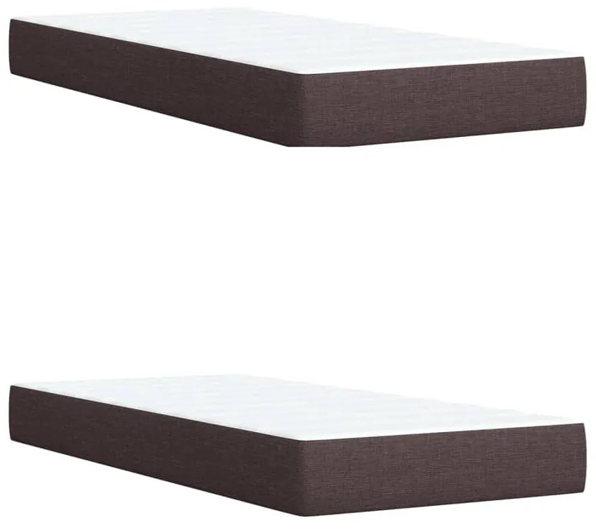 ΚΡΕΒΑΤΙ BOXSPRING ΜΕ ΣΤΡΩΜΑ ΣΚΟΥΡΟ ΚΑΦΕ 200X200 ΕΚ. ΥΦΑΣΜΑΤΙΝΟ 3288291