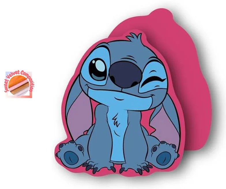 Διακοσμητικό Μαξιλάρι Βελουτέ (13x15) Dimcol Stitch 191 Fuchsia