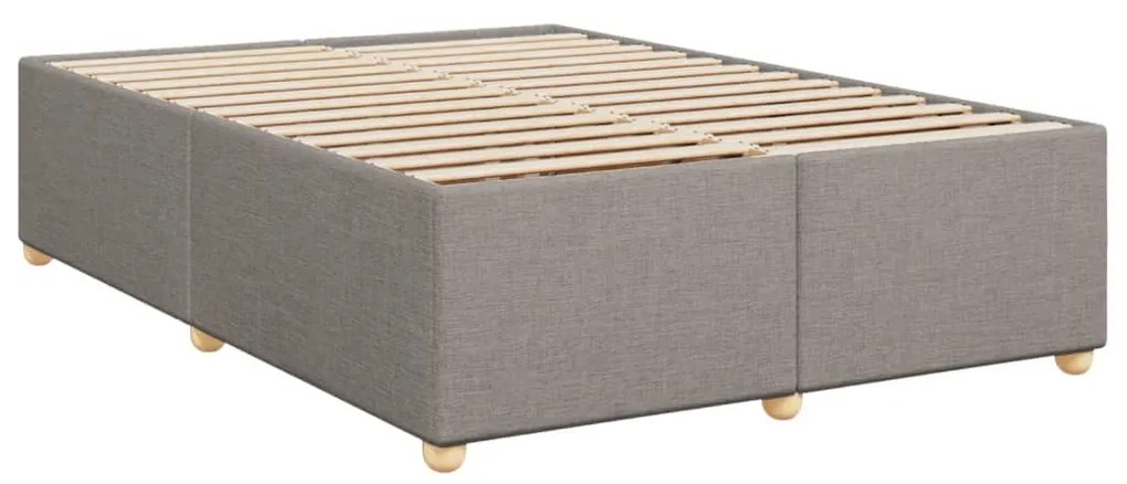 ΚΡΕΒΑΤΙ BOXSPRING ΜΕ ΣΤΡΩΜΑ TAUPE 160X200 ΕΚ. ΥΦΑΣΜΑΤΙΝΟ 3293642