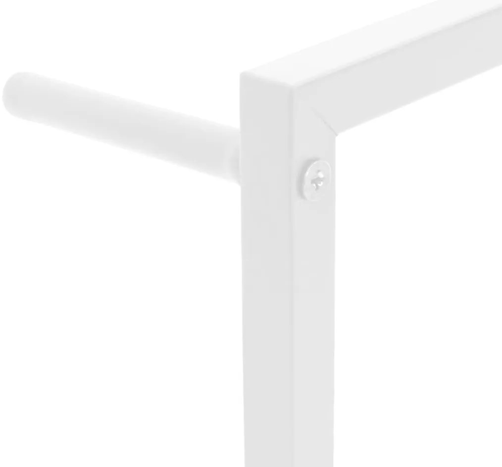 vidaXL Ράφι Πετσετών Λευκό Ατσάλινο 60x10x116 εκ.