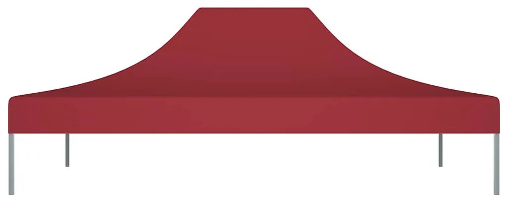 vidaXL Κάλυμμα Τέντας Εκδηλώσεων Μπορντό 4 x 3 μ. 270 γρ/μ²
