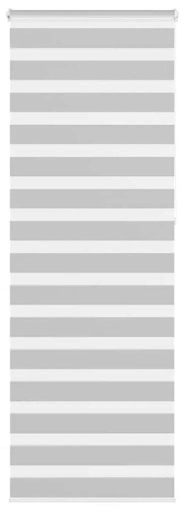 vidaXL Ζέβρα τυφλή Ανοιχτό Γκρι Πλάτος υφάσματος 85,9 εκ. Πολυεστέρας